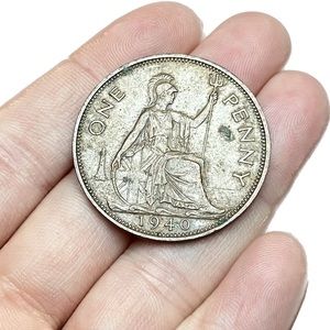 🎈$5 add on - 1940 ONE PENNY - George VI